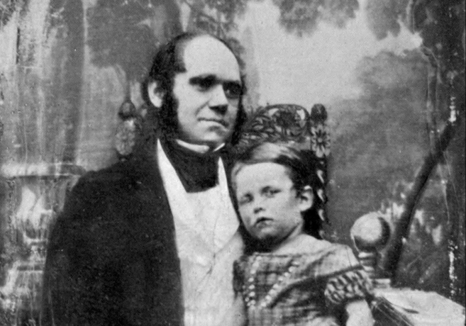 Čarlzas Darvinas ir jo sūnus