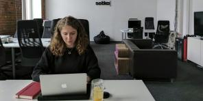 Darbas: Ana Savina, vyriausiasis redaktorius internete leidimas Accent